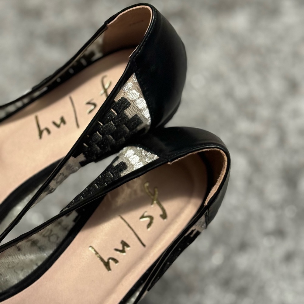 NWOB- fs/ny open-toe flats - Picture 2 of 8